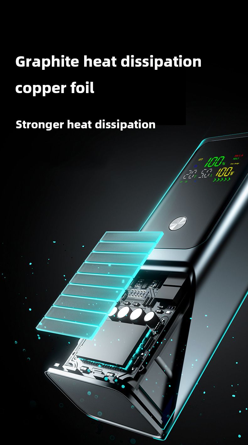 20000 mAh capaciteit 100 W powerbank externe batterij snel opladen draagbare oplader powerbank voor laptop iPad iPhone_voghion.com