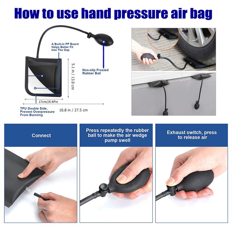 Car emergency use kit, camping lamp maintenance lamp bracket, brake caliper hook, fifth wheel pin puller, multi-functional vehicle maintenance parts b_voghion.com