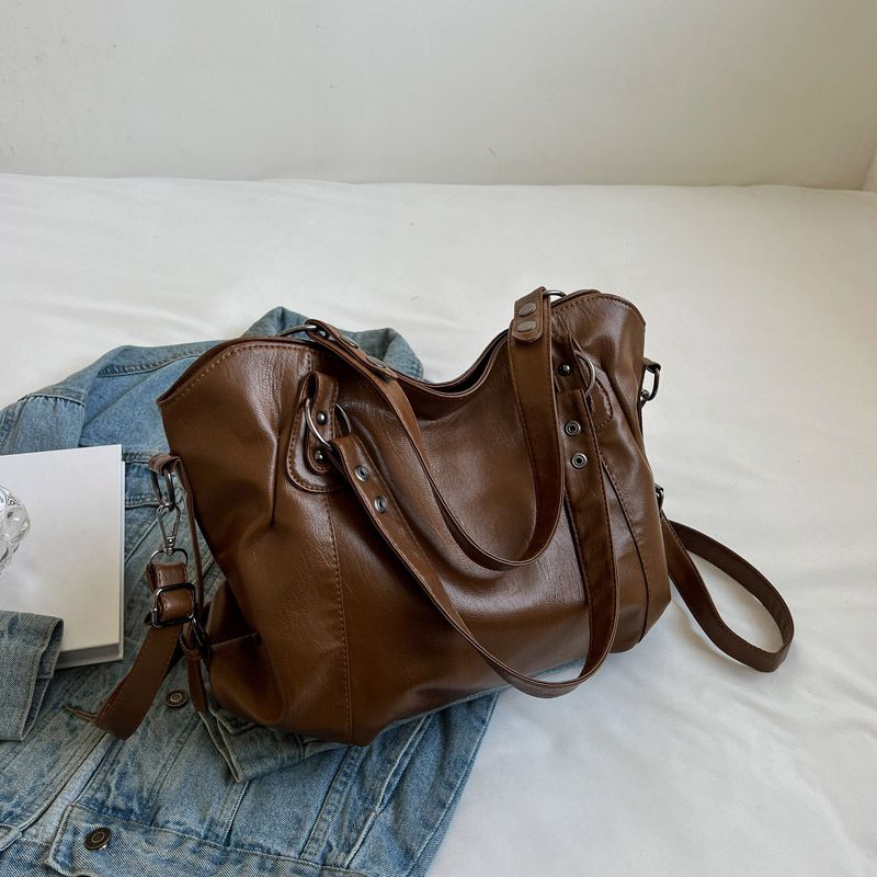 Klassische Damen-Schultertasche, modisch, große Kapazität, Tragetasche für die tägliche Reise, Umhängetasche, Handtasche_voghion.com