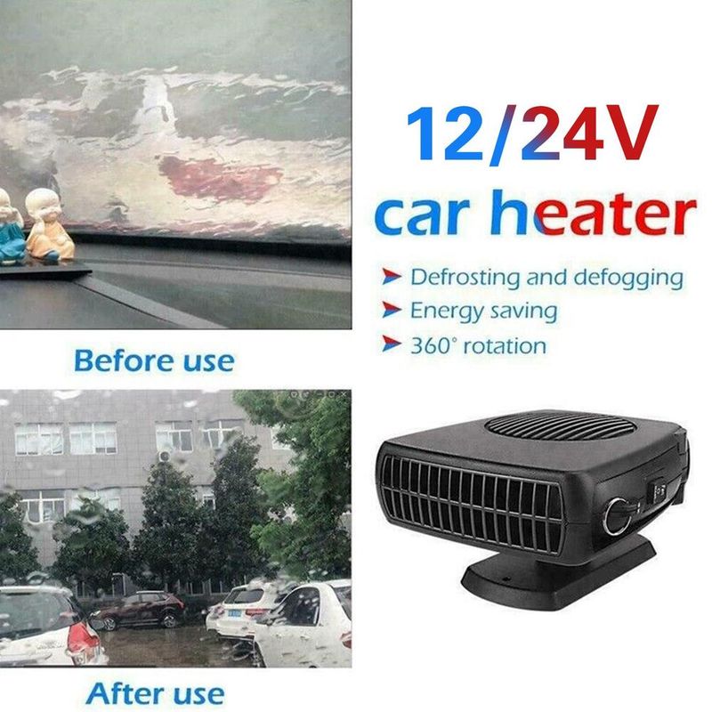 12V/24V Lüfter 200W Elektroheizung Auto Windschutzscheiben-Defroster Deing Demister Auto Anti-Fog-Heizung_voghion.com