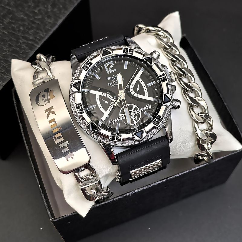 Men's Watch Set Men's Business Watch Non Mechanical Watch High End Design Quartz Movement Men's Watch Set Wristwatch_voghion.com