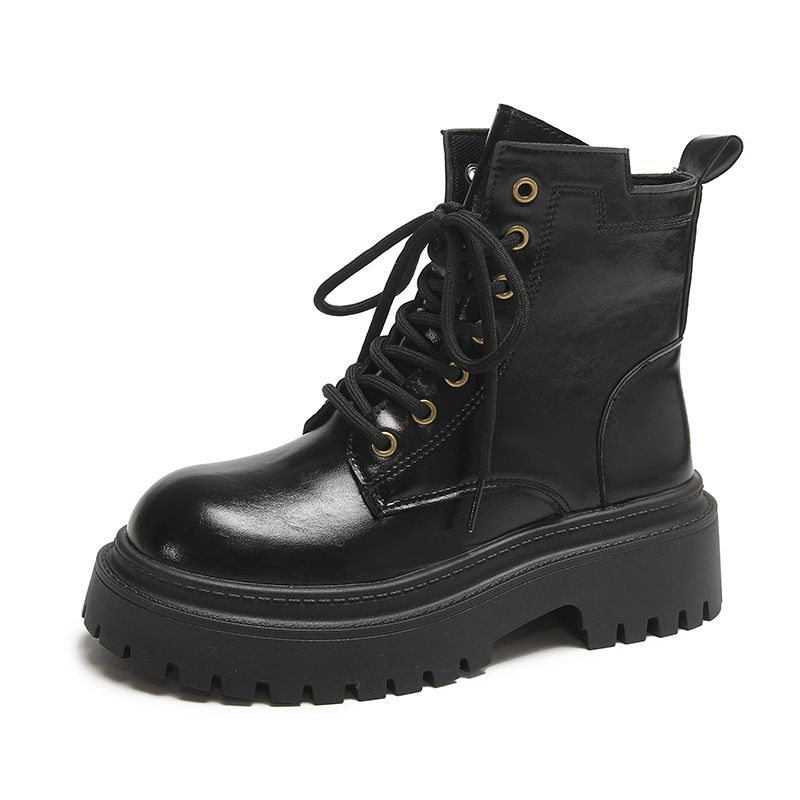 35-42 Large Size Martin For Women 41 To 43 Wide Fat Feet New Thick Sole Women's Low Heel Short Boots_voghion.com