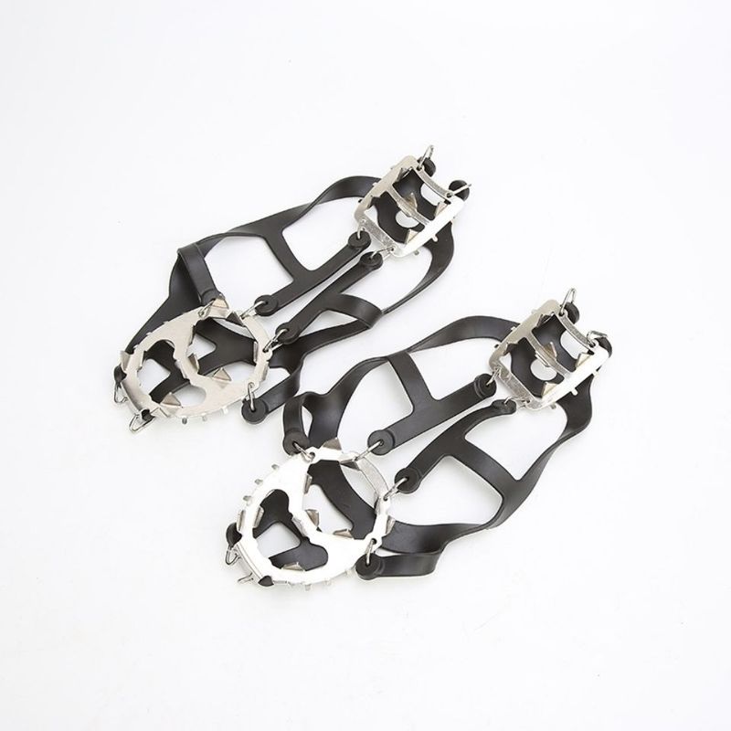 Nuovi ramponi da esterno a 18 denti, catene antiscivolo, punte per scarpe da arrampicata, copripiedi in acciaio inossidabile_voghion.com