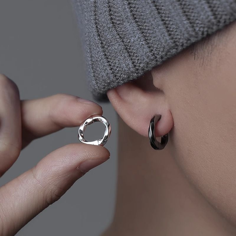 Clip Earrings No Piercing Ear Clips For Men Trendy Personality Versatile New Style High End Accessories Versatile Small Design_voghion.com