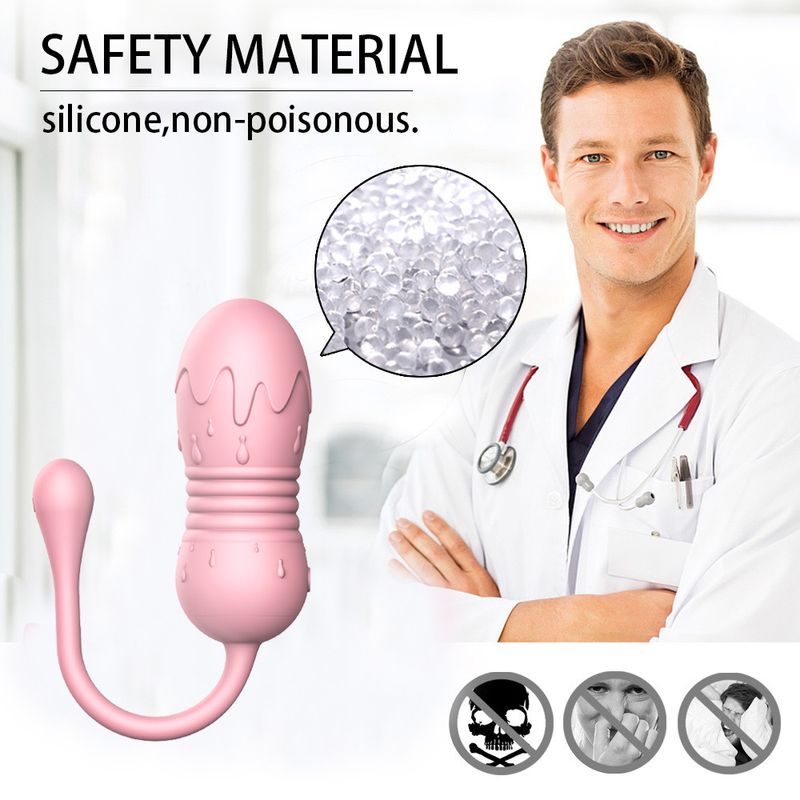 Vibratore telescopico con telecomando per donne, punto G per uovo, stimolatore clitorideo, vibratore a proiettile vaginale, vibratore a proiettile, vibratore vibrante per_voghion.com
