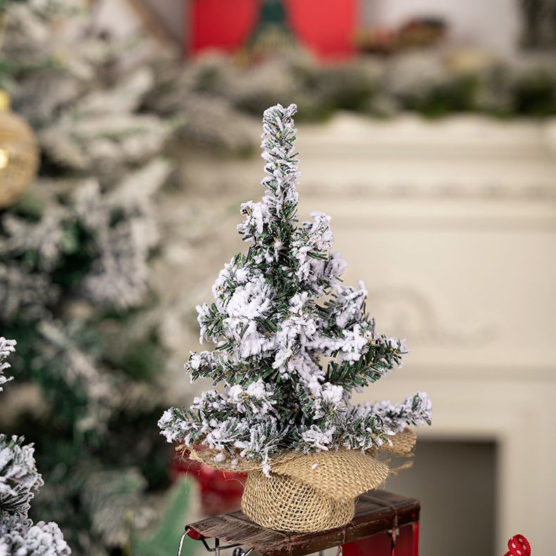 Christmas decorations Creative Christmas Tree Mini tree Tabletop decoration Christmas snow spray tree_voghion.com