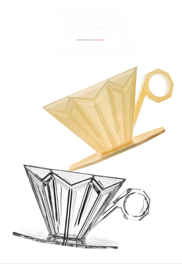 Laputa Resin Pour Over V60 Drip Filter Cup Household Coffee Pot Set_voghion.com