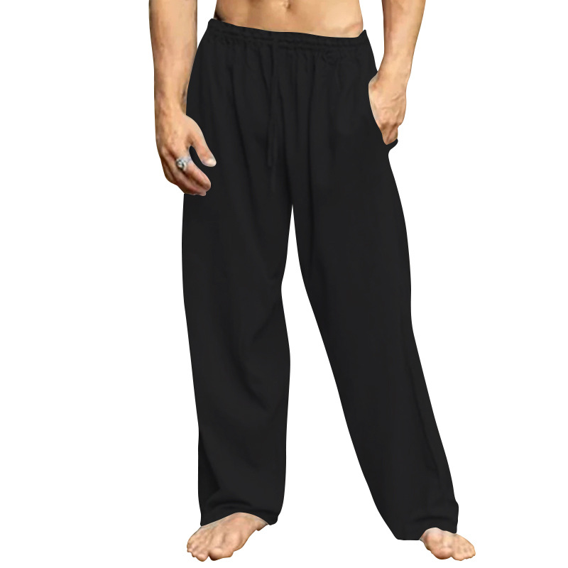 2023 Sommer Herren Hip Hop Atmungsaktive Mode Lose Casual Sporthose_voghion.com