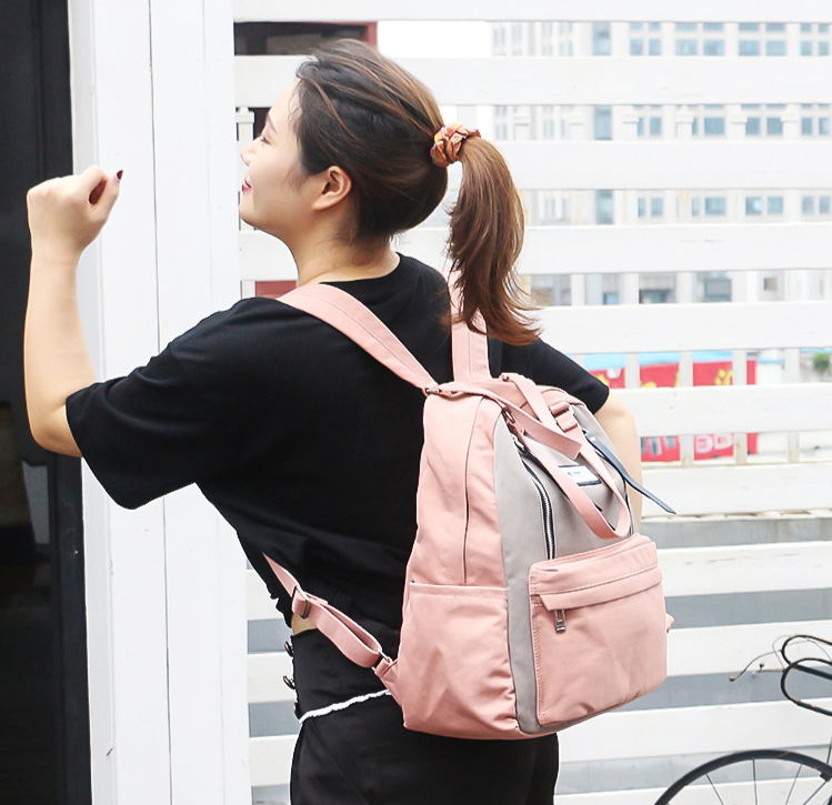 Leisure sporty style Harajuku minimalist women's bag with large capacity and multiple compartments, student travel_voghion.com