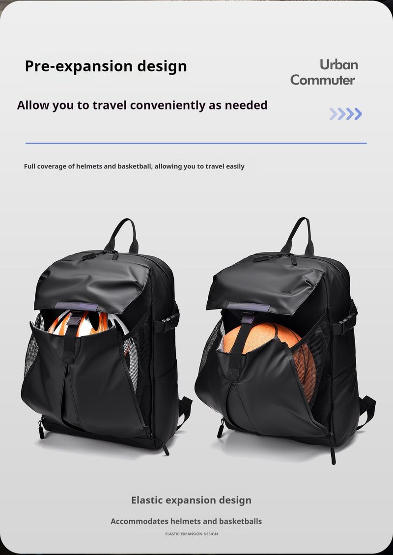 Minimalist new sports and leisure backpack for men, large capacity waterproof backpack, multifunctional computer backpack_voghion.com