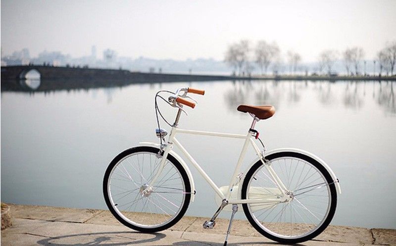 Bicycle Front Headlight Hat Brim Beach Bike High Lumens Long Range Metal Black 1LED Equipment Riding_voghion.com