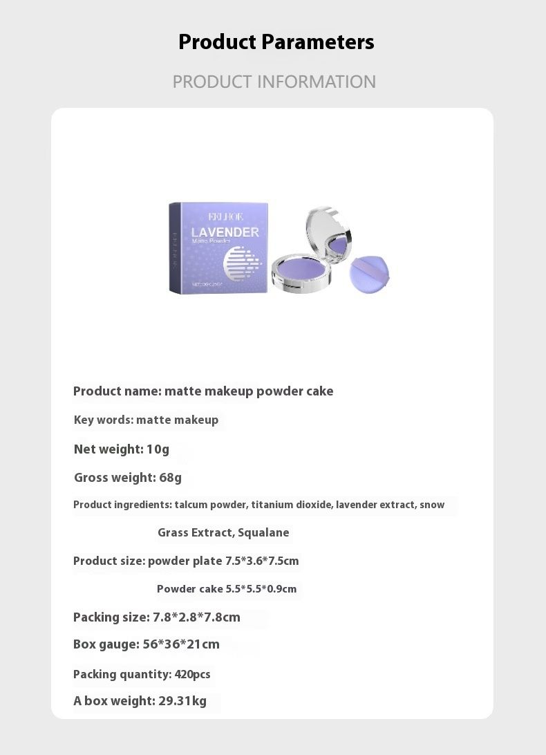 EELHOE Matte Set Makeup Powder Natural Concealer Oil Control Lightweight Breathable Durable Set Makeup Powder_voghion.com