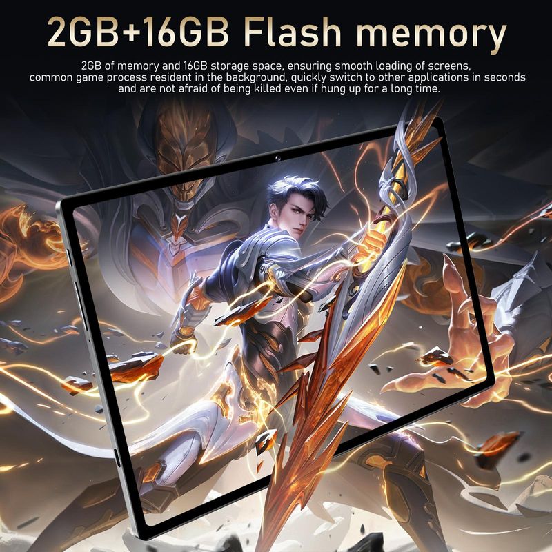 Tablet New 16 Pro 10,1 Zoll 8g + 256g Android-System 8.1 Großer Bildschirm Bluetooth_voghion.com