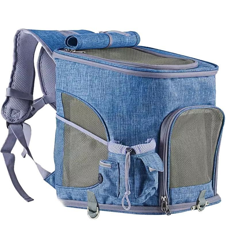 Faltbare Träger Kleine Hund Outdoor Tasche Katze Tragbare Haustier Rucksack Für Katzen_voghion.com