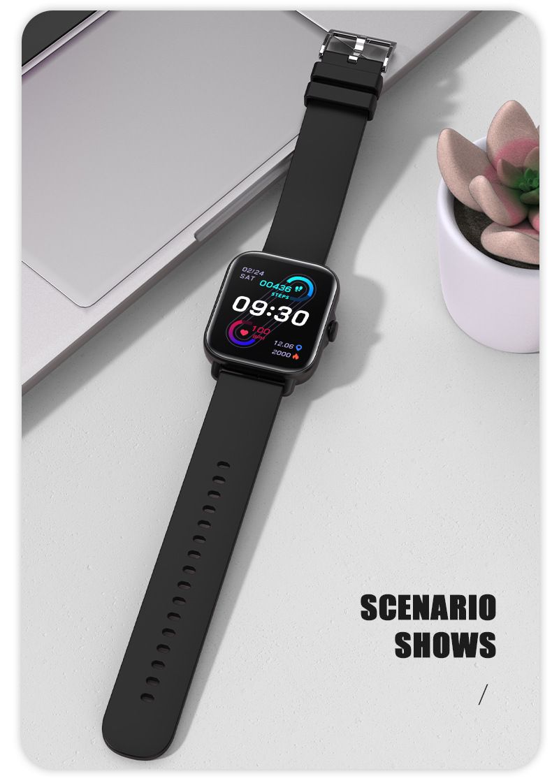 Y22 1.7-inch fashionable smartwatch with high-definition large screen message push, blood oxygen detection, sports and_voghion.com