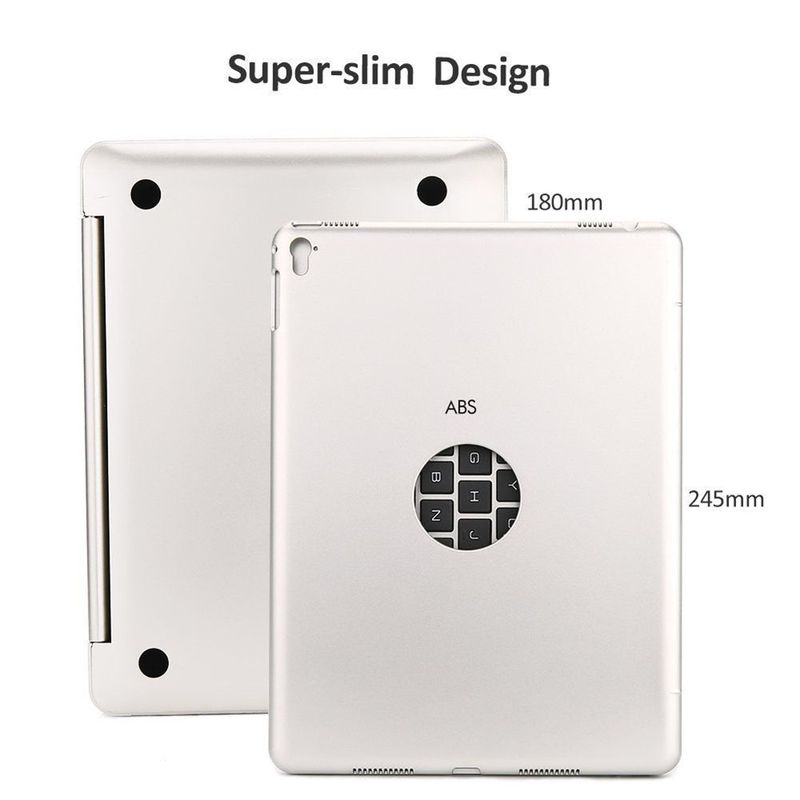 Étui pliable ultrafin Farfi pour clavier sans fil compatible Bluetooth pour tablette iPad Pro 9,7 pouces_voghion.com