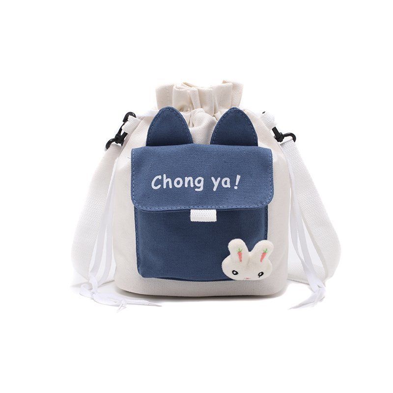 Bolsa de ombro pequena e fofa para mulheres, casual, com cordão, para estudantes, infantil, versátil, estilo feminino, presente_voghion.com
