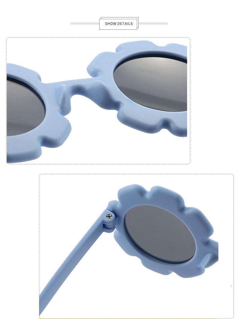 0-24 mesi Polarizrd Occhiali da sole polarizzati rotondi flessibili e pieghevoli con fiore e cinturino per neonato_voghion.com