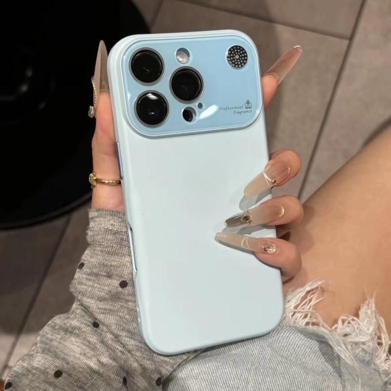 Liquid Silicone Soft Case For IPhone 16 15 14 13 12 11 Pro Max Plus 17 Air Orange Bumper Compatible Bumper Large Window Cover_voghion.com