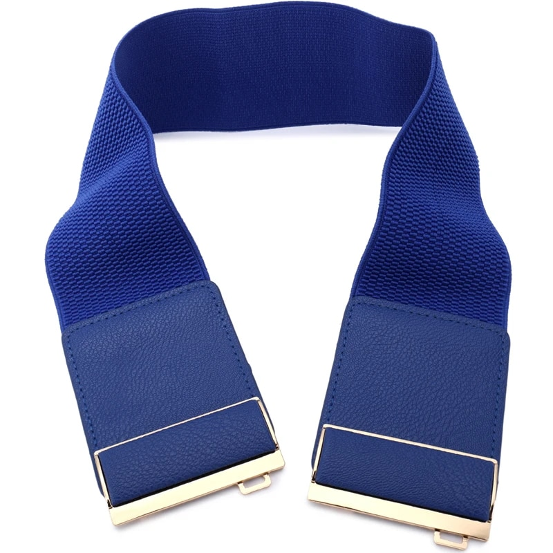 HOT Womens Belt Elastic Stretch Cinch Lady Cummerband Plus Size Girls Waistband Waist Seal 7.5cm Wide_voghion.com