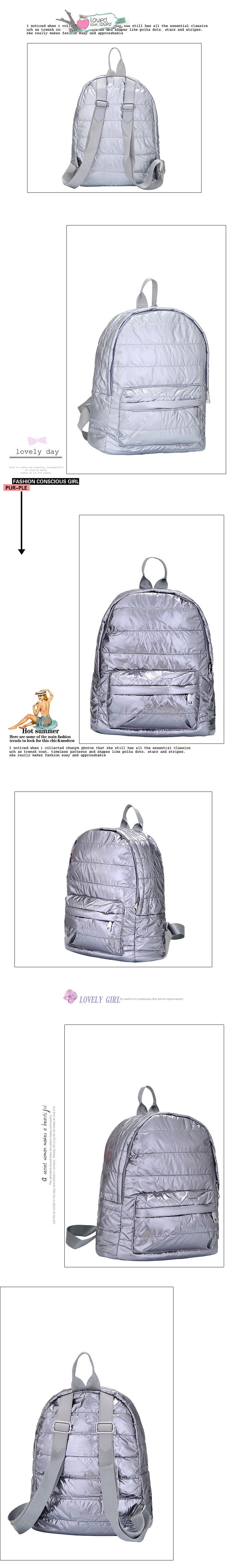Rucsac nou, popular, ușor, pentru femei, din puf, din bumbac, pentru spațiul de agrement_voghion.com