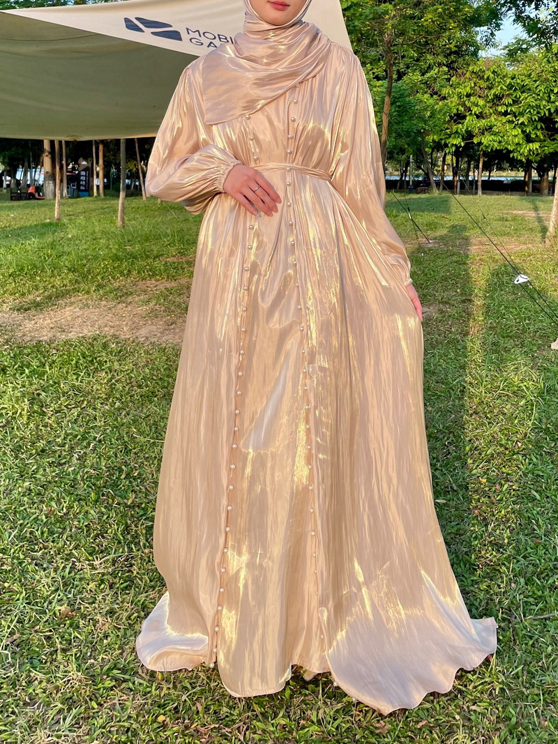 Muslim streamer evening gown dress robe_voghion.com