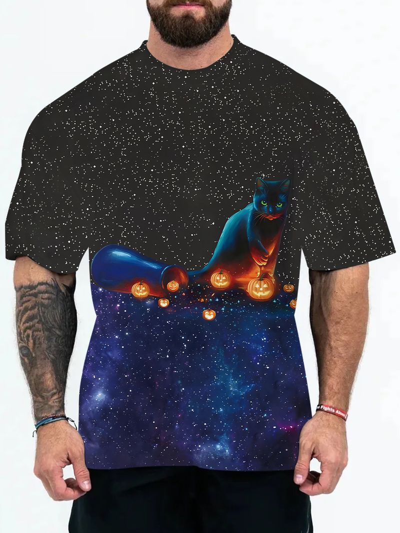 Unbeatable Quality 2025 New J Hot Selling 3D Digital Printed Adult Men's T-shirt With Animal And Character Patterns_voghion.com