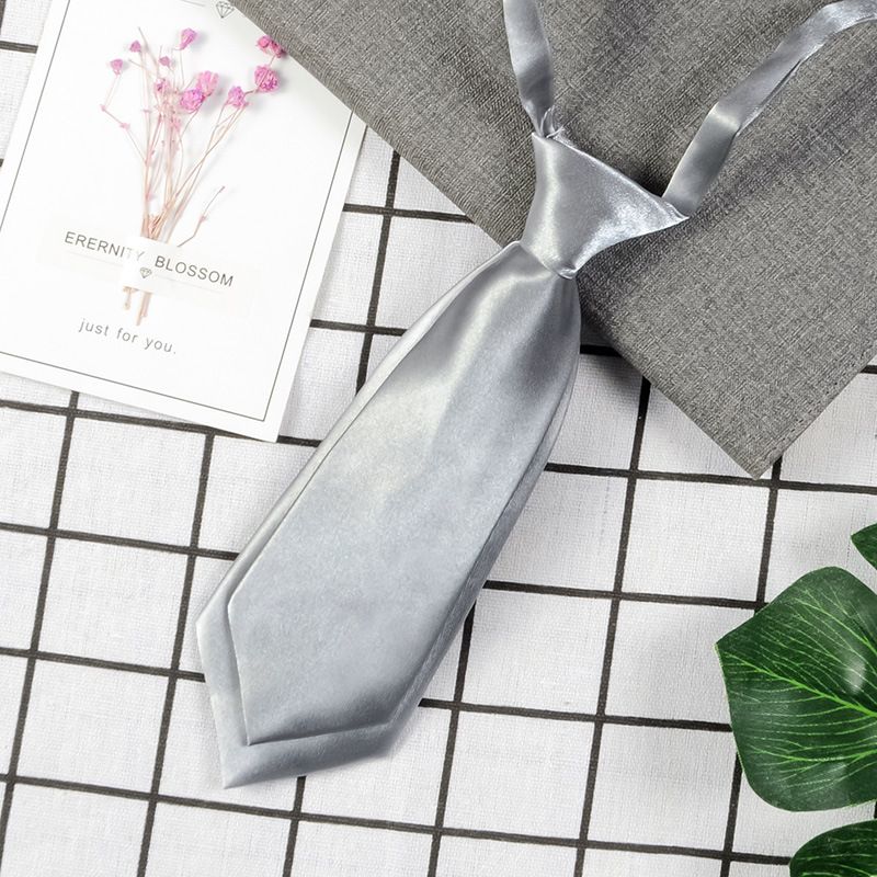 Cravatta a farfalla professionale per uomo e donna, papillon per uniforme scolastica, pantaloncini corti a doppio strato stile college Ins_voghion.com