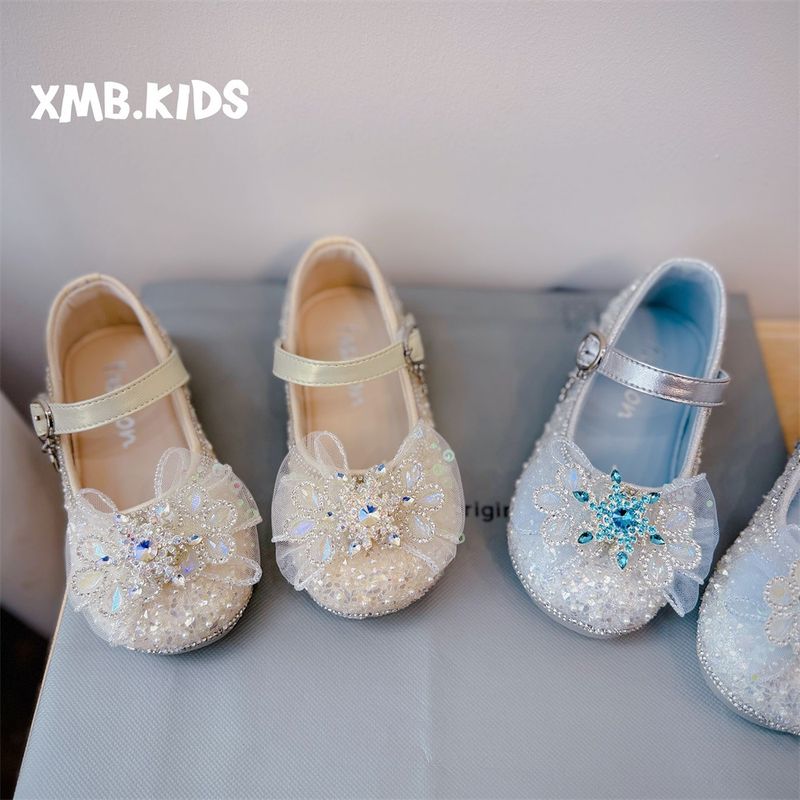2025 Herbst Neue Kinderschuhe für Mädchen, elegante glänzende Prinzessinnenschuhe, modische und vielseitige Mädchenmode im koreanischen Stil_voghion.com