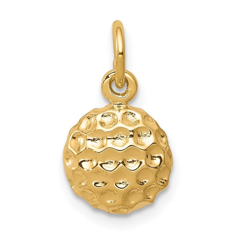 10K Golf Ball Charm_voghion.com