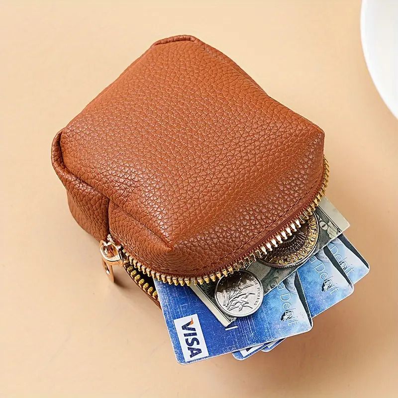 Handgefertigte Mini-Wechseltasche, tragbare Lippenstift-Aufbewahrungstasche, Kopfhörertasche, kleine Kartentasche._voghion.com