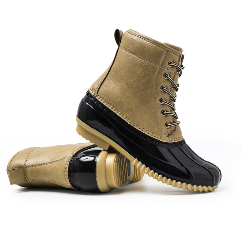 Cizme de zăpadă de iarnă nou concepute, pantofi de vânătoare de rațe pentru femei, din bumbac plușat și la modă, rezistenți la frig și_voghion.com