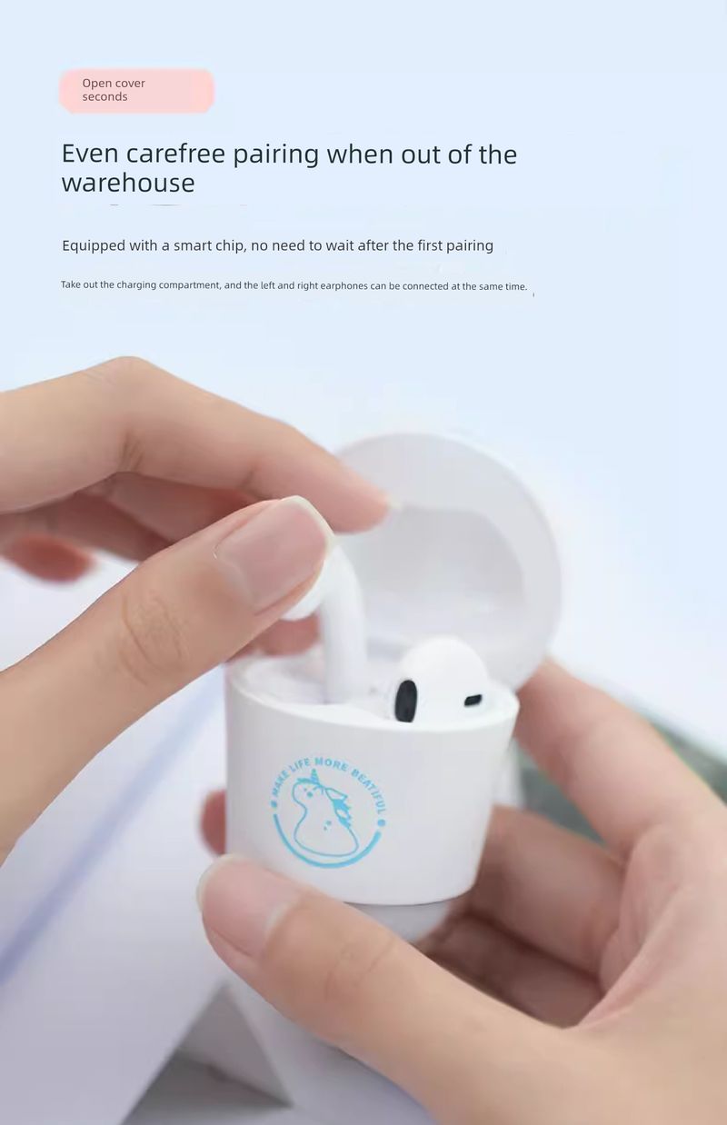 Original Cute Unicorn Bluetooth Headset Good-looking Noise Reduction Binge-watching Good Game Sound Quality Girl Student_voghion.com