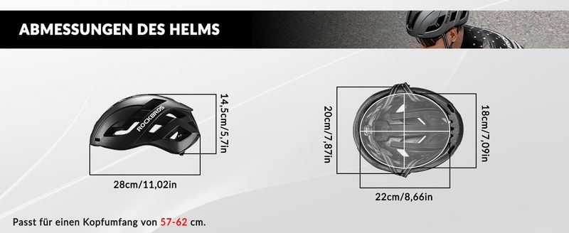 ROCKBROS Kask rowerowy Kask rowerowy Kask górski ze zdejmowaną magnetyczną osłoną_voghion.com