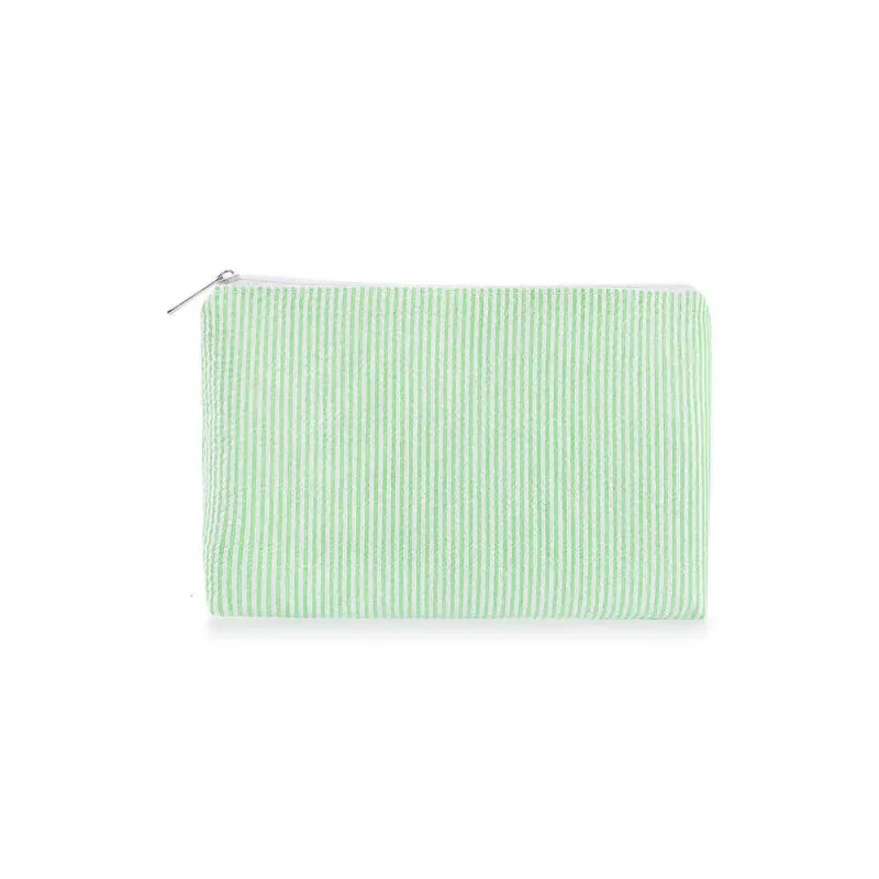 Nuova borsa a mano verde a righe in stile coreano e giapponese con tracolla versatile e fiocco per ragazze_voghion.com