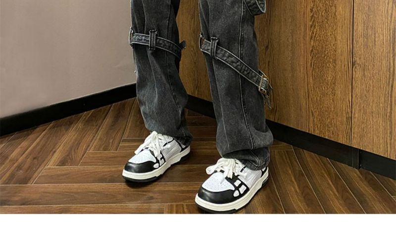 Workwear jeans men's spring and autumn loose straight wide leg trendy ins high street plus size casual long pants_voghion.com