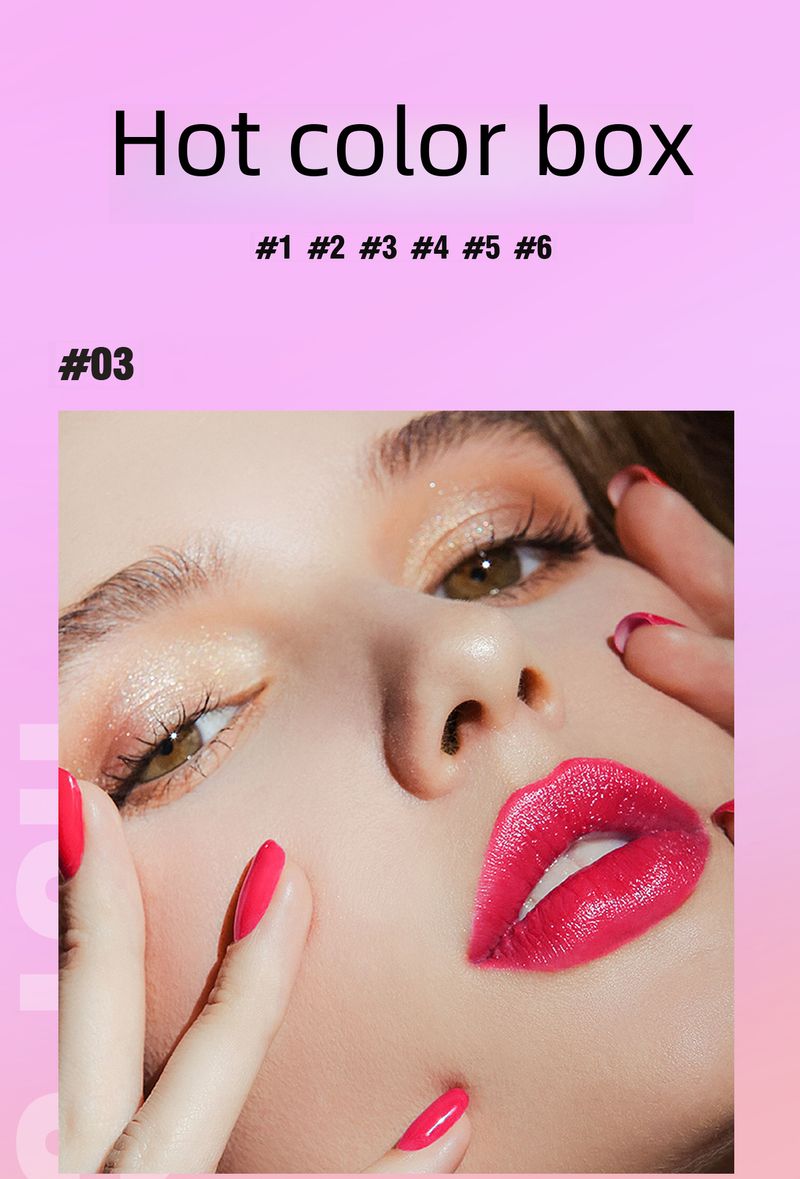 Handaiyan Han Daiyan hydratant mat vernis à lèvres durable ne se décolore pas colorant pour les lèvres brillant à lèvres transfrontalier rouge à lèvres eau_voghion.com