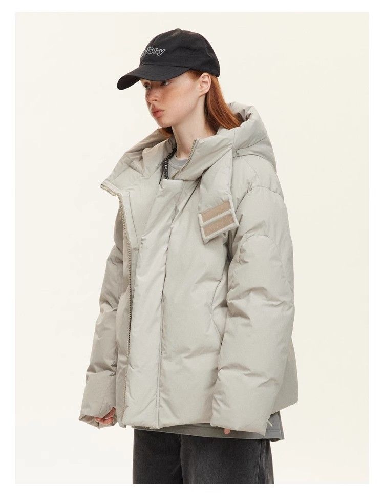 Giacca invernale alla moda con cappuccio in cotone per uomo, nuova giacca invernale in stile casual oversize antivento con fodera in pile_voghion.com