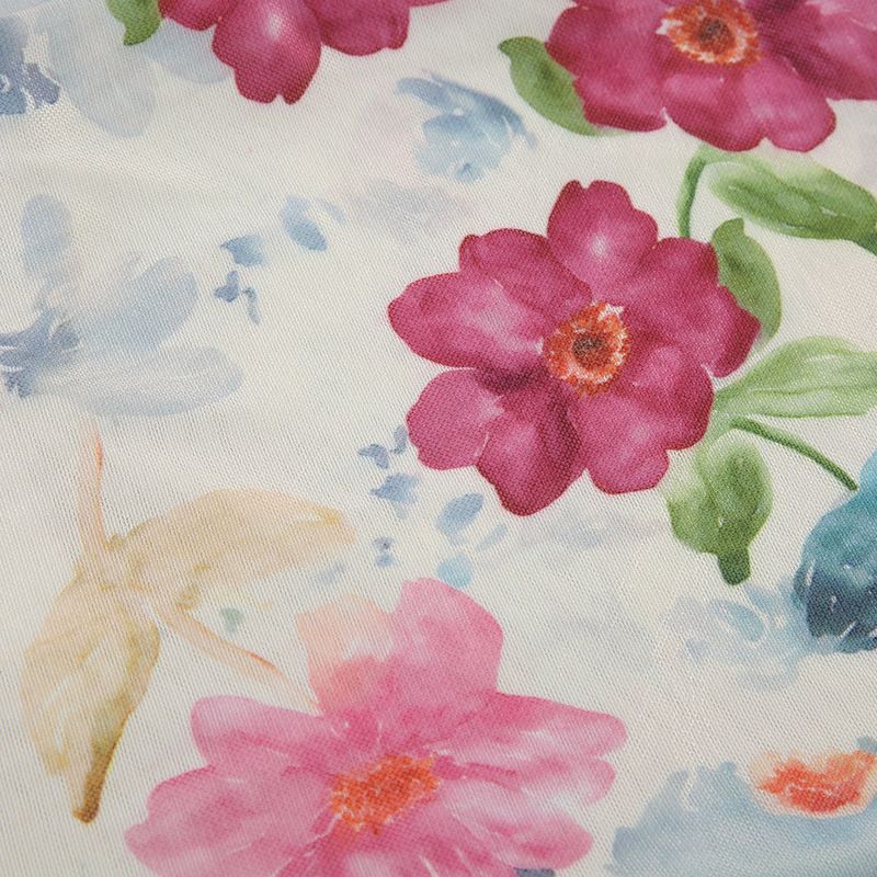 Damenbekleidung für Mädchen, pastoraler Stil, Blumendruck, plissiertes Netz-Tube-Top, süße Mode, sexy Spitze, Taillenform, kurzes Top_voghion.com