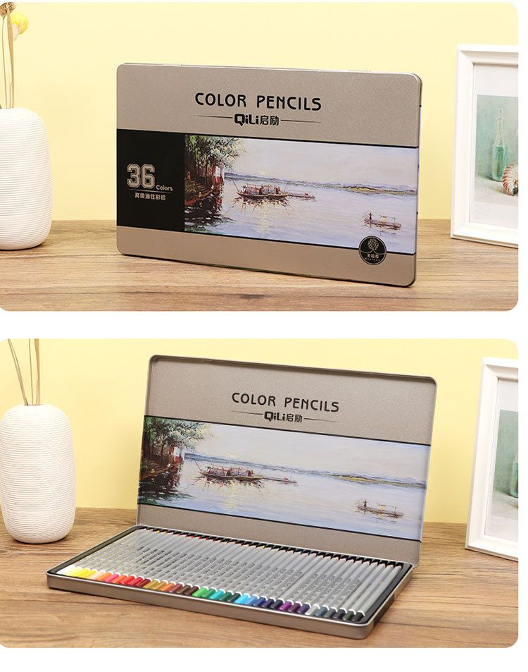 72-Color Premium Oil-Based Colored Pencils Set With Numbered Tips - Artist-Grade Vibrant Pigments In Sturdy Metal Case For Adult & Kids Coloring Books_voghion.com