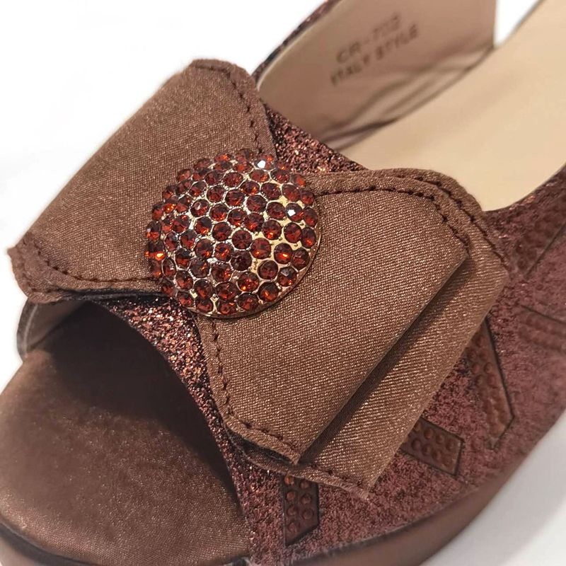 Damenschuhe Große Damenschuhe Schuhe für Geburtstagsfeiern Kleiner Keilabsatz Schuhe mit dicker Sohle und gleichem Design Clutch Bag Diamond Flower_voghion.com