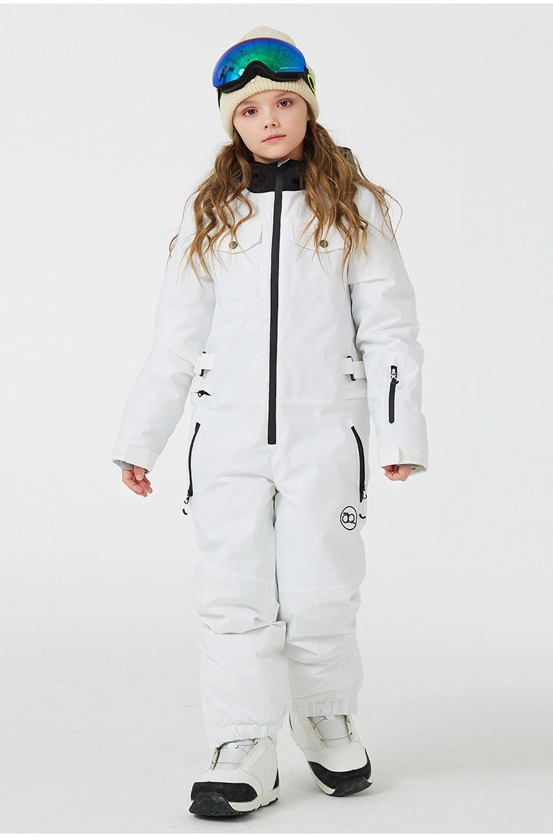 Koosspeak Children's Ski Suits For Boys And Girls, Waterproof, Warm, And Thickened For Winter Outdoor Use._voghion.com