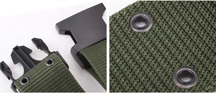 Outdoor Gear Safety Tactical High Quality Climbing Woven Canvas Belt_voghion.com