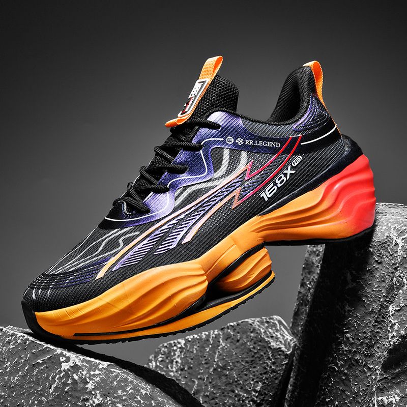 Scarpe da ginnastica robuste da uomo, taglia 45, firmate, con suola morbida e leggere, alla moda, casual, in rete, con plateau rialzato, sportive_voghion.com