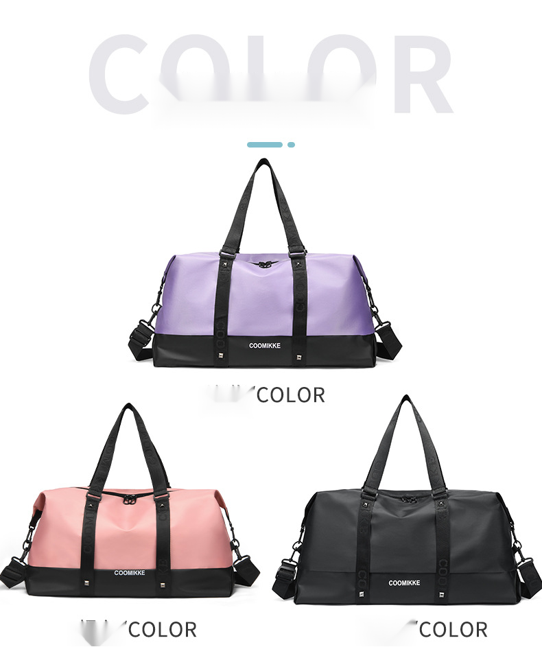 New Travel Storage Bag Luggage Storage Bag Oxford Cloth Handheld Large Capacity Dry Wet Separation Sports Fitness Bag_voghion.com