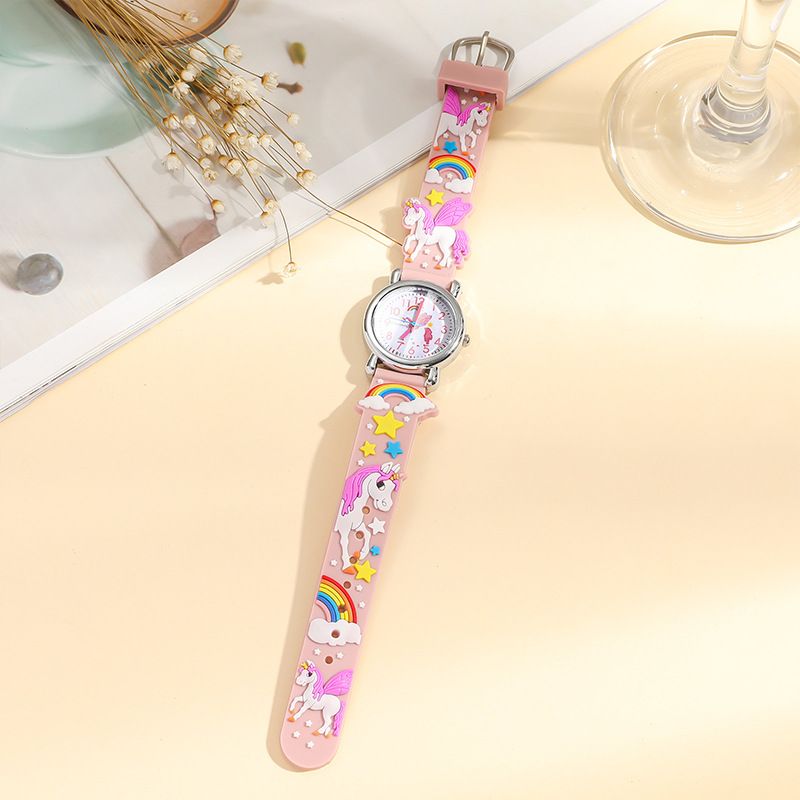 Orologi al quarzo Accessori Gioielli Giocattolo Puntatore Orologio per studenti Moda Elegante Ragazze Unicorno Fai da te Orologio al quarzo per bambini all'ingrosso_voghion.com