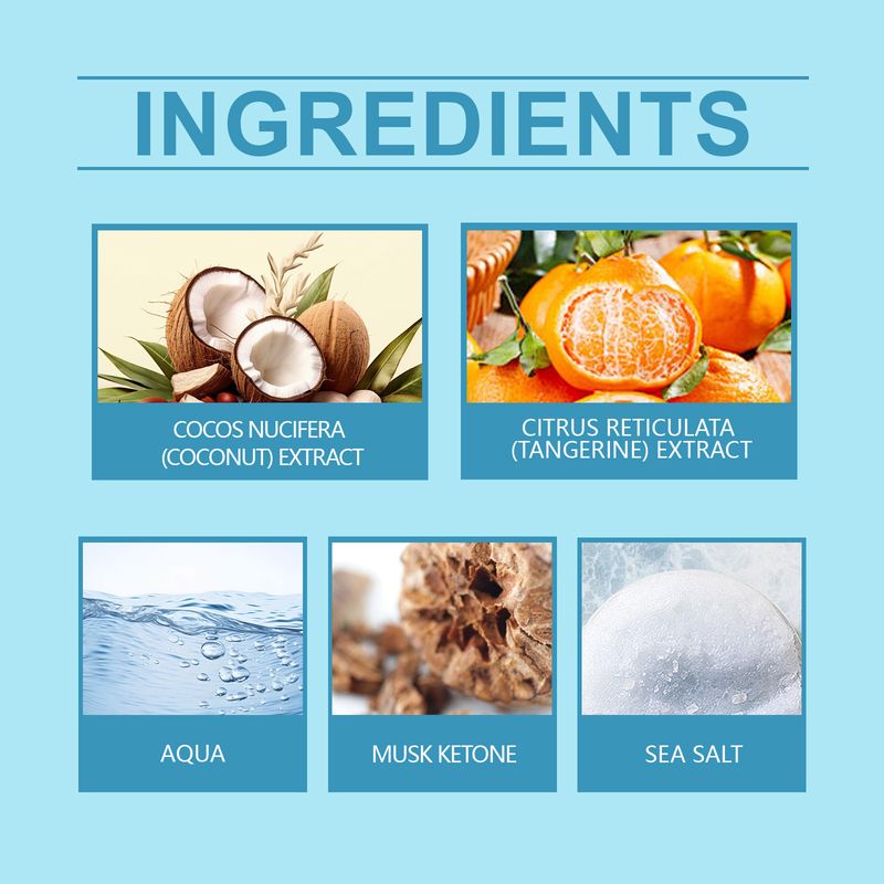 „Ocean Vitality“ kvepalai. Natūralūs ir gaivūs kvepalai. Ilgai išliekantis kvapas. Lengvas kvapas. Mėlynas „Ocean Niche“ gaivus kvapas._voghion.com