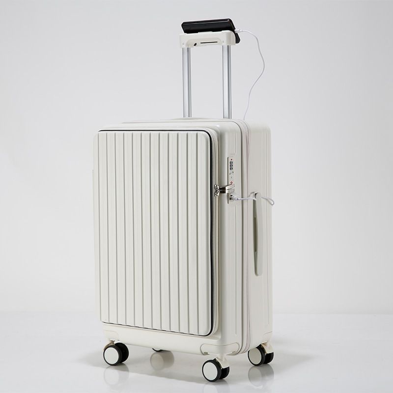 Valigia da viaggio Business Abs Business Front Open Bagaglio da imbarco Valigia trolley leggera_voghion.com