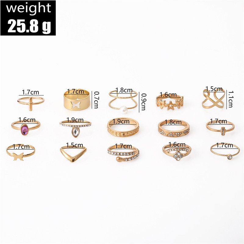 Retro Punk Animal Devil's Eye Heart Shape Alloy Plating Hollow Out Inlay Artificial Gemstones Artificial Diamond Opal Gold Plated Silver Plated Women's Open Ring Rings_voghion.com