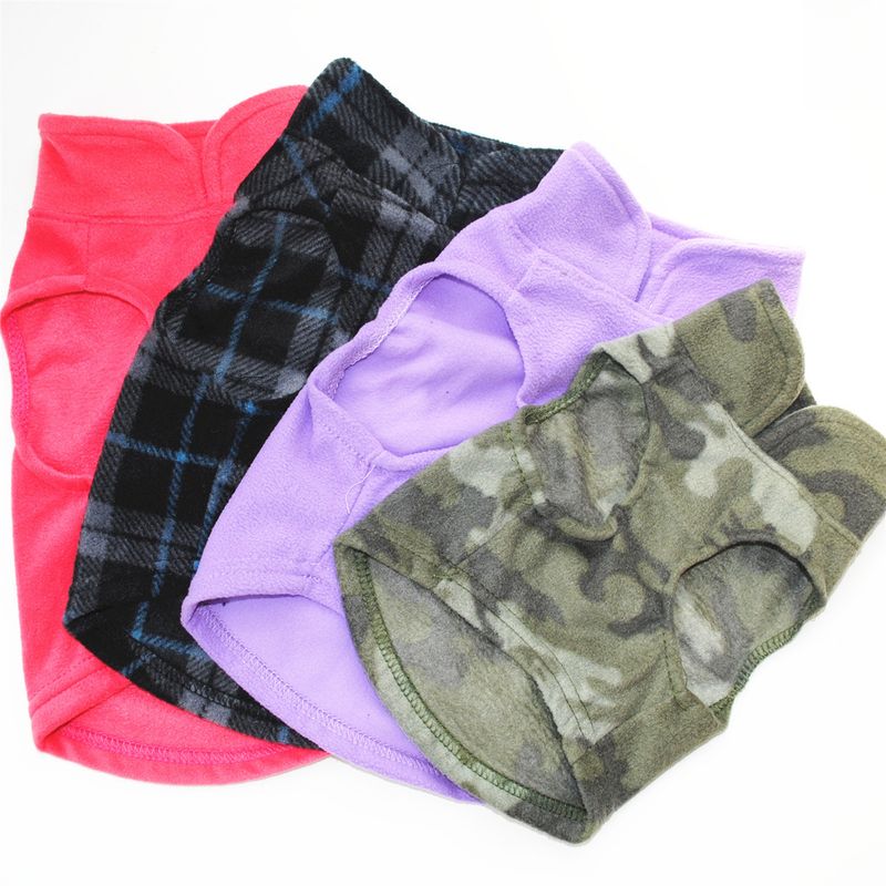 Abbigliamento per animali domestici diretto dalla fabbrica, per cani, autunno e inverno, in pile polare, fibbia di trazione, 27 colori brevettati, saranno oggetto di indagine_voghion.com